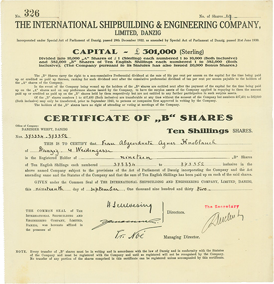 International Shipbuilding & Engineering Company, Limited