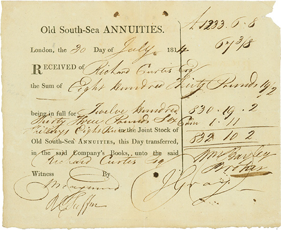 Old South-Sea Annuities