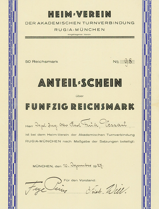 Heim-Verein der Akademischen Turnverbindung Rugia-München e.V.