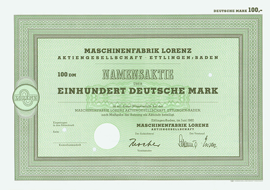 Maschinenfabrik Lorenz AG