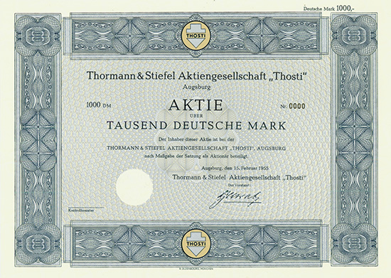 Thormann & Stiefel Aktiengesellschaft 