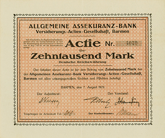 Allgemeine Assekuranz-Bank Versicherungs-AG