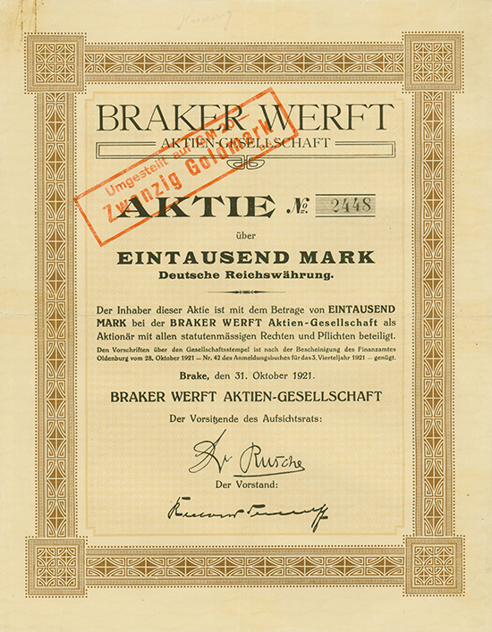 Braker Werft AG