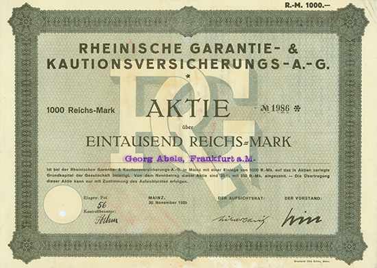 Rheinische Garantie- & Kautionsversicherungs-AG