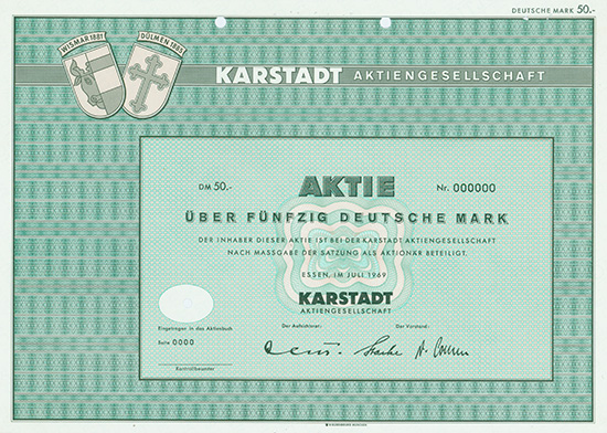 Karstadt AG [4 Stück]