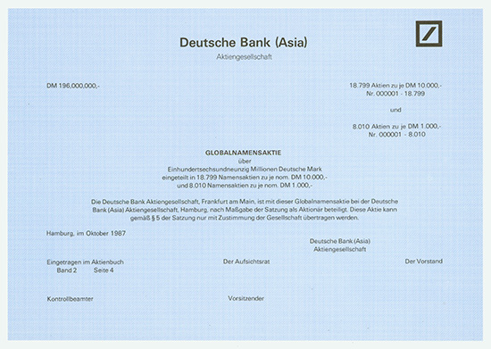Deutsche Bank (Asia) AG