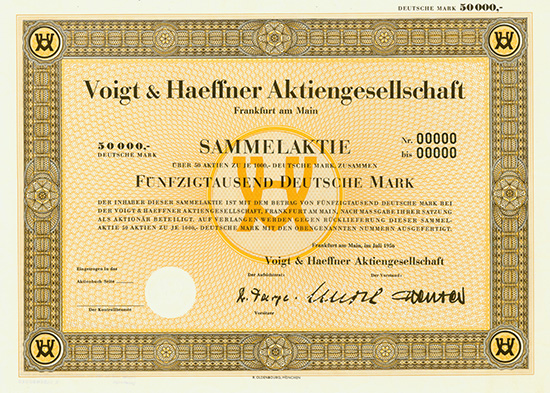 Voigt & Haeffner AG