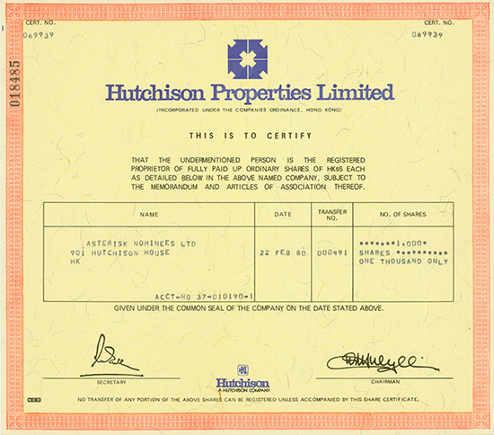 Hutchison Properties Limited