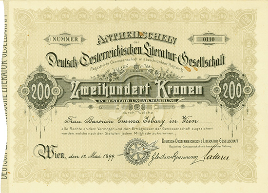 Deutsch-Oesterreichische Literatur-Gesellschaft rGmbH