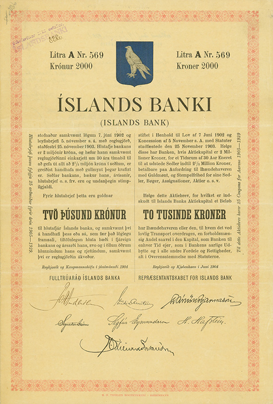 Íslands Banki (Islands Bank)