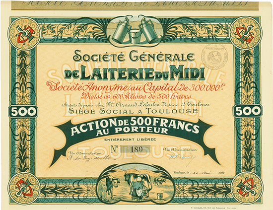Société Générale de Laiterie du Midi Société Anonyme