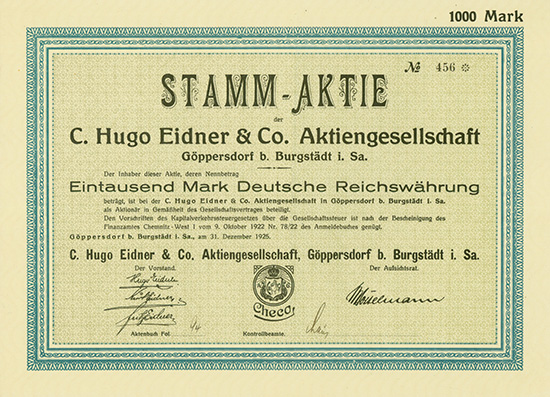 C. Hugo Eidner & Co. AG