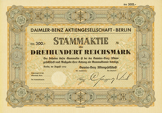 Daimler-Benz AG [9 Stück]