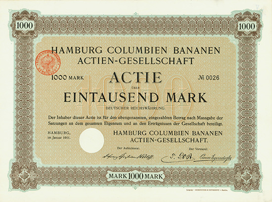 Hamburg Columbien Bananen AG