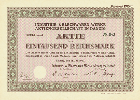 Industrie- & Blechwaren-Werke AG