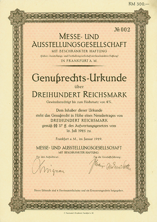 Messe- und Ausstellungsgesellschaft mit beschränkter Haftung
