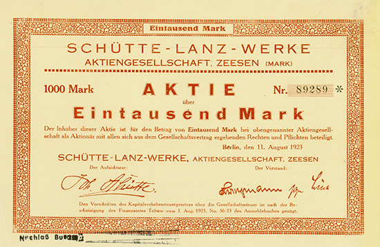 Schütte-Lanz-Werke AG