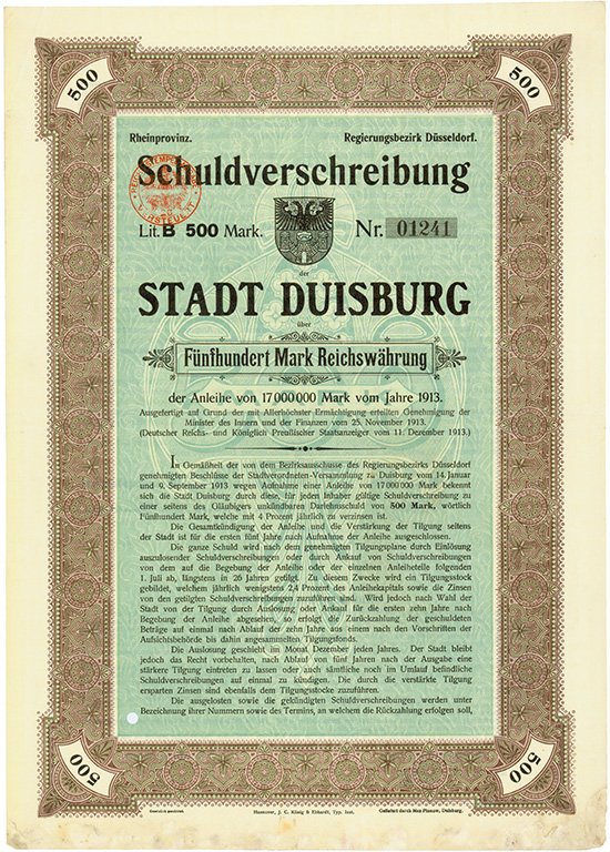 Stadt Duisburg [2 Stück]