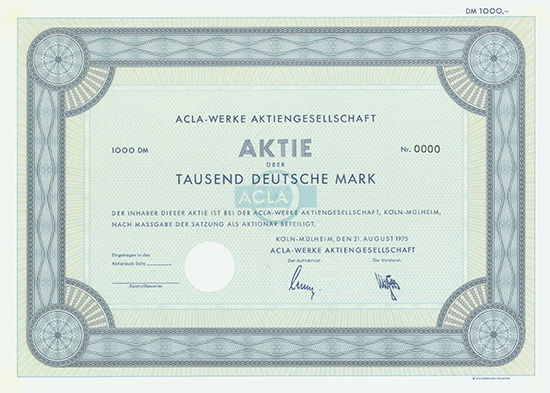 ACLA-Werke AG