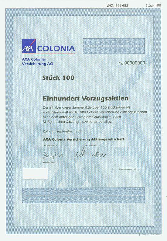 AXA Colonia Versicherung AG