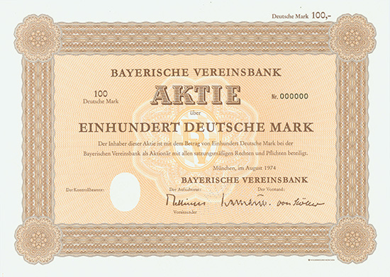 Bayerische Vereinsbank AG