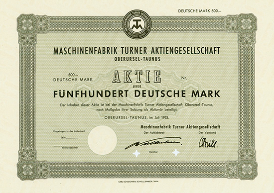 Maschinenfabrik Turner AG