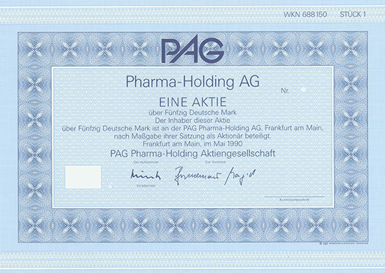 PAG Pharma-Holding AG