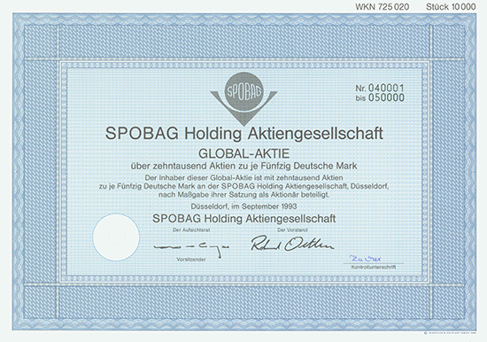 SPOBAG Holding AG