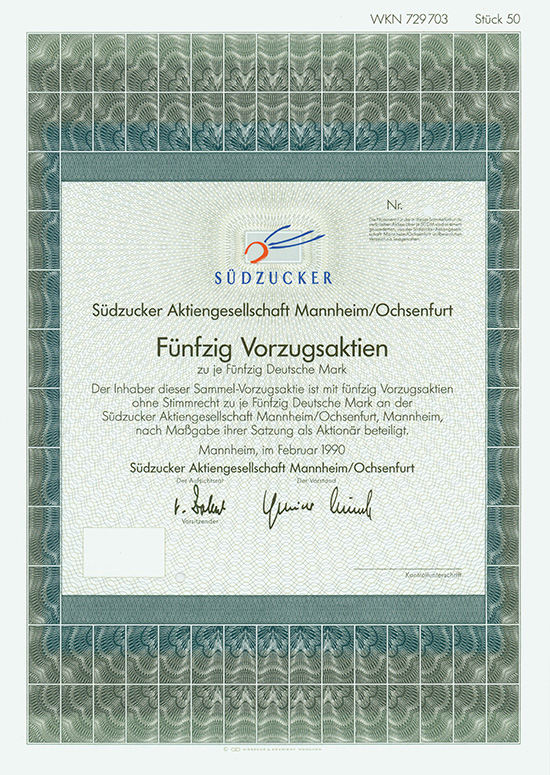 Südzucker AG [3 Stück]