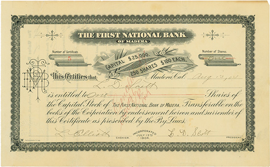 First National Bank of Madera