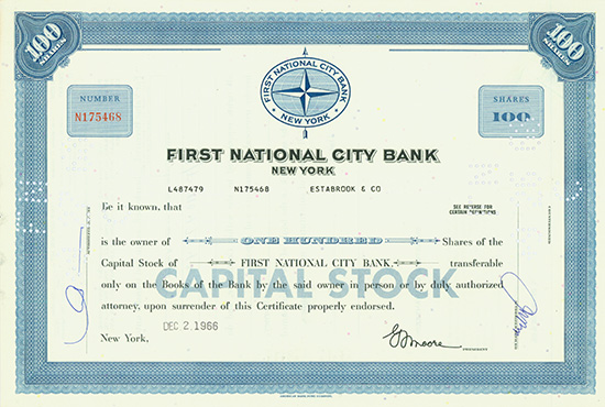 First National City Bank of New York