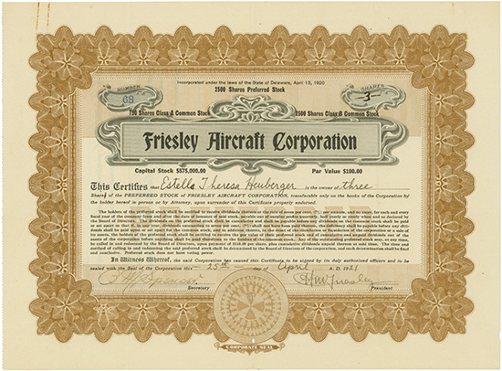 Friesley Aircraft Corporation