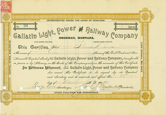 Gallatin Light, Power & Railway Company