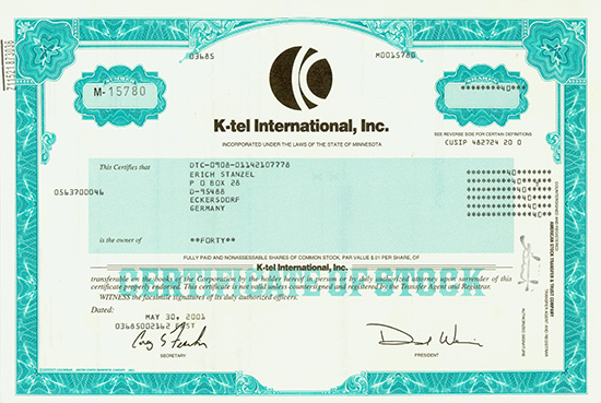 K-tel International, Inc.