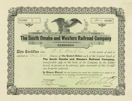 South Omaha and Western Railroad Company