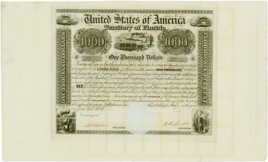 Territory of Florida - Union Bank of Florida (Criswell 38b)