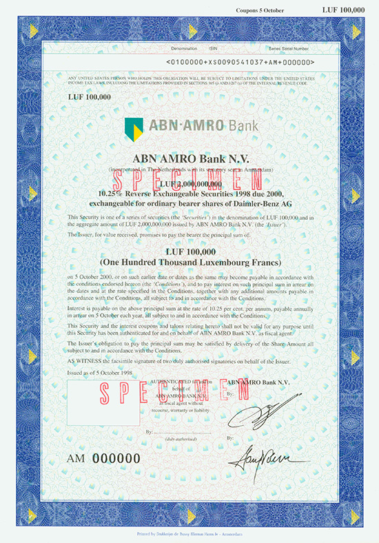 ABN AMRO Bank N. V. / Daimler-Benz AG