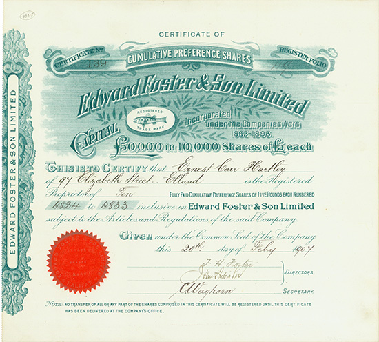 Edward Foster & Son Limited