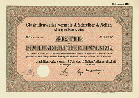 Glashüttenwerke vorm. J. Schreiber & Neffen AG