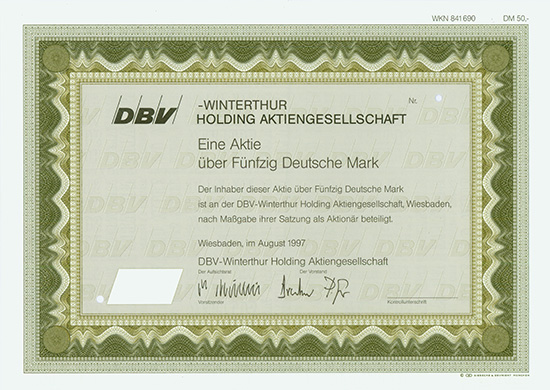 DBV-Winterthur Holding AG