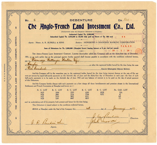 Anglo-French Land Investment Co.