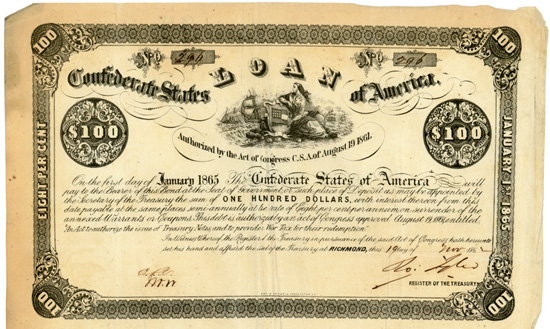 Confederate States of America (Ball 33, Criswell 23)