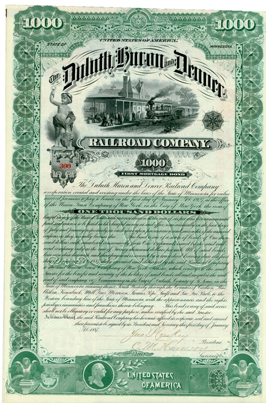 Duluth, Huron & Denver Railroad Company