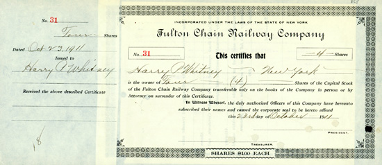 Fulton Chain Railway Company