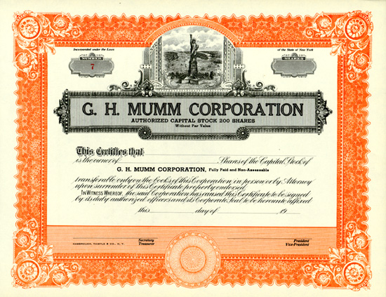 G. H. Mumm Corporation