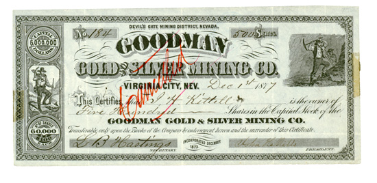 Goodman Gold & Silver Mining Co.