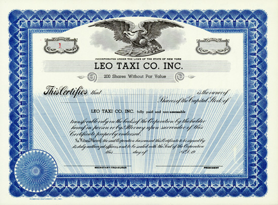 Leo Taxi Co. Inc.