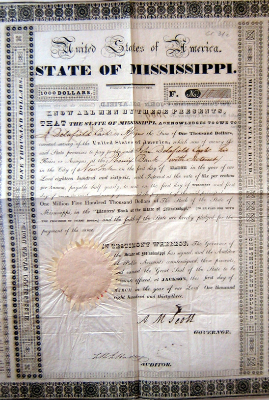 State of Mississippi (Criswell 31 C)