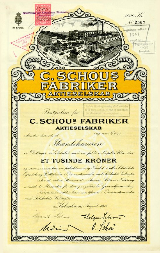 C. Schous Fabriker Aktieselskab