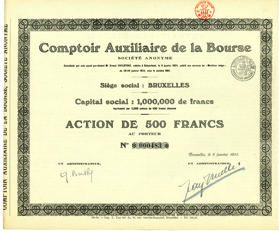 Comptoir Auxiliaire de la Bourse